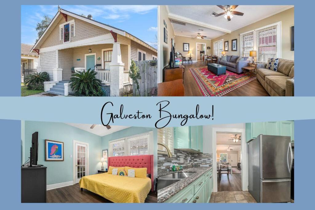 Beachy Bungalow! 2Bd, King Bed Γκάλβεστον Εξωτερικό φωτογραφία